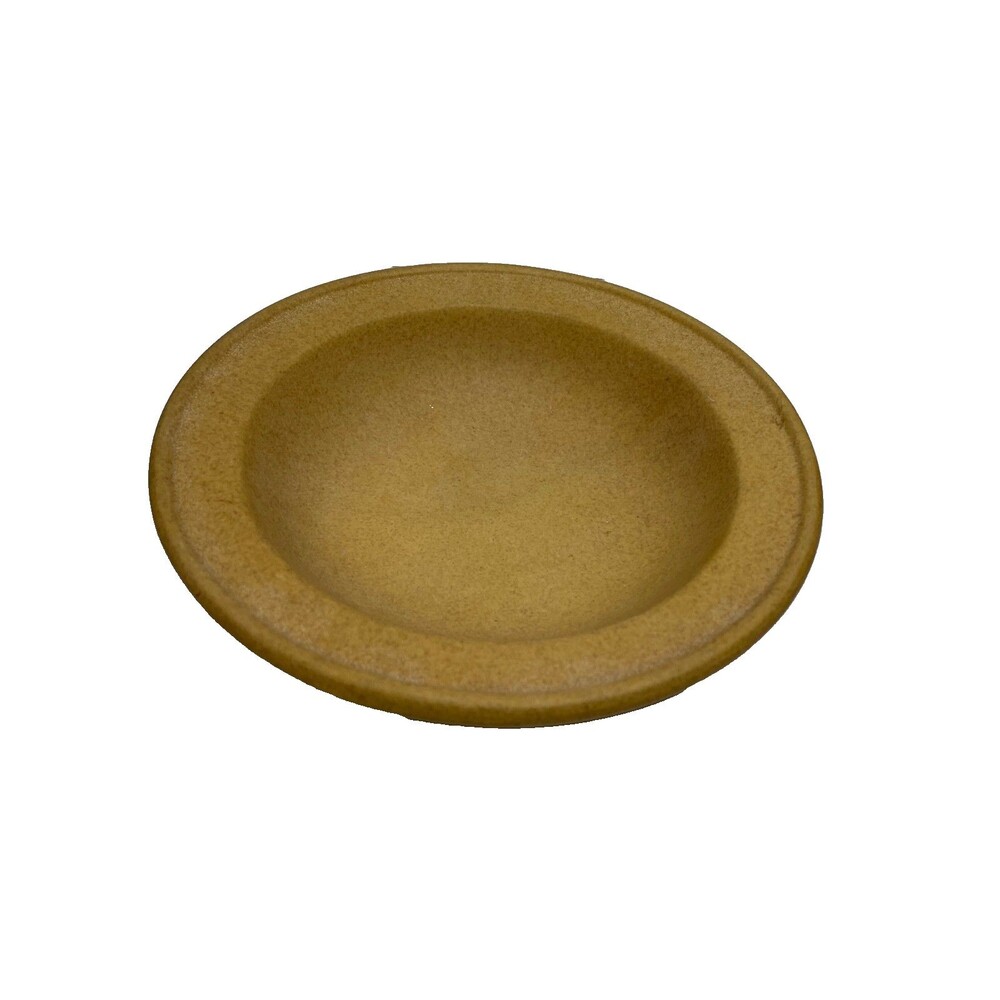 Bennington Potters Bowl mustard color 1961 DG Vermont Vintage Art Pottery